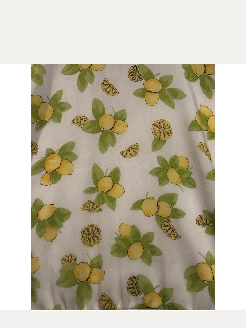 Ann Taylor Cream Sweater with Yellow & Green Floral Print - Picture 4 of 9